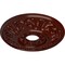 Ekena Millwork Valletta Ceiling Medallion (Fits Canopies up to 3 1/2"), 18"OD x 3 1/2"ID x 1"P, Brushed Mahogany CM18VLBMF - alternate 4